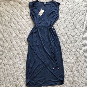 Faux wrap dress